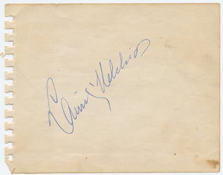 Melchior, Lauritz. (1890–1973) Autograph Signature