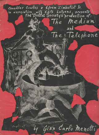 Menotti, Gian Carlo. (1911–2007) "The Medium" and "The Telephone" - Signed Souvenir Program