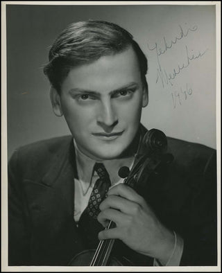 Menuhin, Yehudi. (1916–1999) Signed Photograph