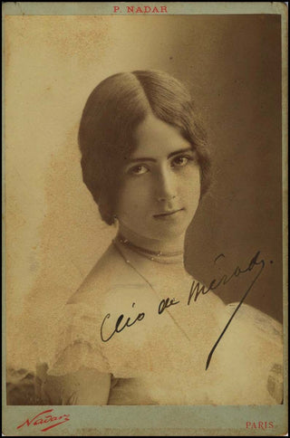 [Dance] de Mérode, Cléo. (1875 - 1966)  Signed Nadar Cabinet Photograph