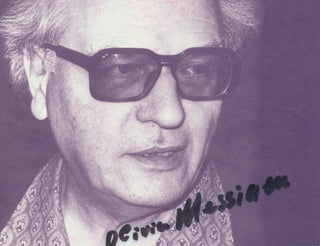 Messiaen, Olivier. (1908–1992) Signed Photograph