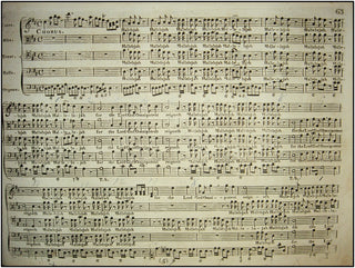 Handel, George Frederic. (1685-1759) The Messiah: An Oratorio. For the Voice, Harpsichord, and Vioiln; with the Choruses in Score.