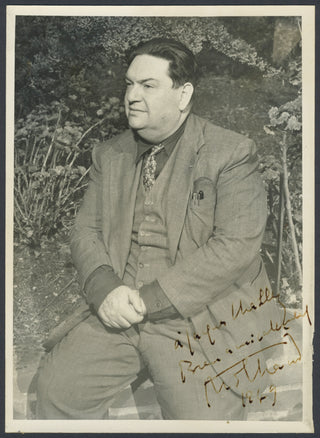 Milhaud, Darius. (1892–1974) Signed Photograph