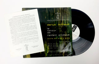 Milhaud, Darius. (1892–1974) [Diamond, David. (1915–2005)] Le Retour de l'Enfant Prodigue - Signed LP TO DAVID DIAMOND