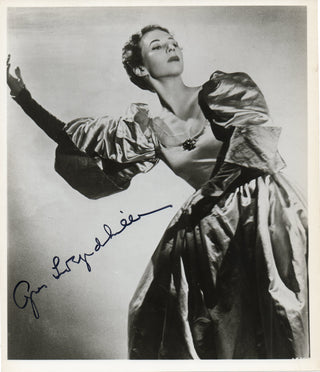 Mille, Agnes de. (1905–1993) Signed McBean Photograph