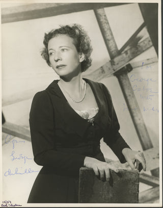 Mille, Agnes de. (1905–1993)  [McBean, Angus. (1904–1990)] Signed Photograph