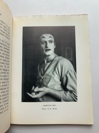 [Mime] [Marceau, Marcel. (1923–2007)] Dorcy, Jean. "A la Recontre de La Mime" - SIGNED TO DENIEL SEILLIER, MENTIONING SERGE LIFAR