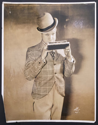 [Harmonica] Minevitch, Borrah. (1902–1955) Original Photograph