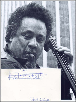 [Jazz] Mingus, Charles. (1922-1979) "Diane" - Autograph Musical Quotation