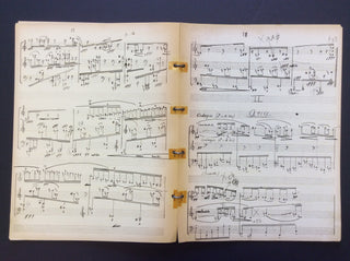 [Mitropoulos, Dimitri. (1896-1960)] Piastro, Mishel. (1891-1970) Ostinata in 3 Movements - Copy and Annotations by Mishel Piastro