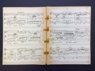 [Mitropoulos, Dimitri. (1896-1960)] Piastro, Mishel. (1891-1970) Ostinata in 3 Movements - Copy and Annotations by Mishel Piastro