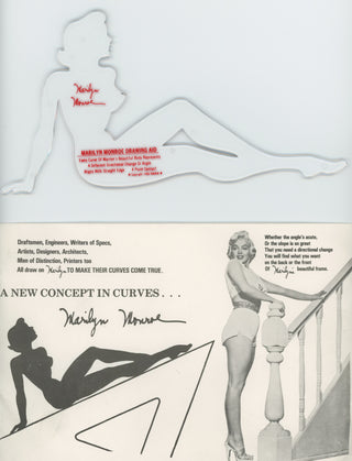 Monroe, Marilyn. (1926–1962) Drawing Template