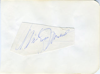 Monroe, Marilyn. (1926–1962) & Miller, Arthur. (1915–2005) Autograph Signatures