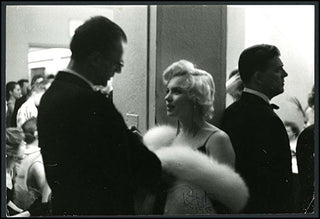 [Film & Theater] [Monroe, Marilyn. (1926–1962) & Miller, Arthur. (1915–2005)] Schatt, Roy. (1909–2002) Signed 1955 Schatt Photograph