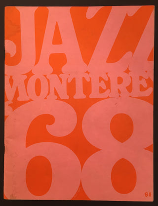 [Monterey Jazz Festival] Original 1968 Jazz Festival Program