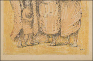 [Literature & Art] Moore, Henry. (1898 - 1986)[After] Gathering of Five Women and a Child