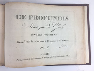 Mozart, Wolfgang Amadeus. (1756–1791) & Gluck, Cristoph Willibald. (1714–1787) Messe de Requiem par Mozart