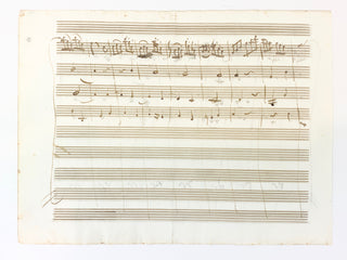 Mozart, Wolfgang Amadeus. (1756–1791).  "Antretter" Serenade, K.185.  - Autograph Musical Manuscript