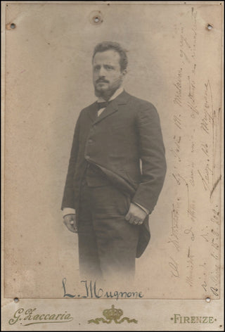 Mugnone, Leopoldo. (1858-1941) Signed Cabinet Photograph