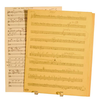 Mulligan, Gerry. (1927-1996) "Jeru" - Autograph Lyrics and Musical Manuscripts