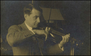 Munch, Charles. (1891–1968) Postcard Photograph Playing the Violin