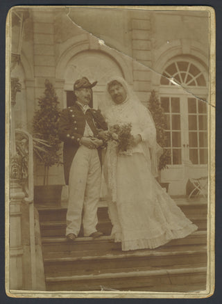 Musin, Ovide. (1854–1929) & Renard, Félix. Unusual "Wedding" Photograph