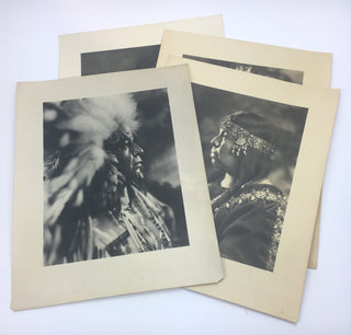 [Native Americans] Spurr, Ervin Willard.  Group of Photographs of Native American Actors