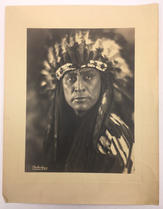 [Native Americans] Spurr, Ervin Willard.  Group of Photographs of Native American Actors