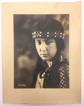 [Native Americans] Spurr, Ervin Willard.  Group of Photographs of Native American Actors