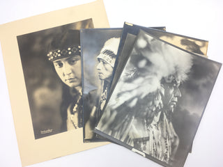 [Native Americans] Spurr, Ervin Willard.  Group of Photographs of Native American Actors