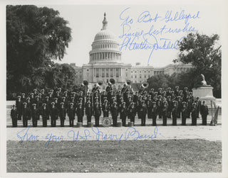 [Navy Band] [Army Band] Brendler, Commander Charles. & Curry, Lt. Col. Hugh. & Mitchell, Lt. Anthony A. (1918-2009)  Six Signed Photographs