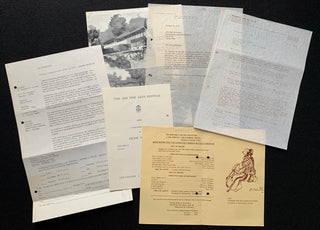 Neutra, Richard. (1892–1970) & Neutra, Dione. (1901–1990) Collection of Correspondence and Ephemera from the Richard J. Neutra Institute