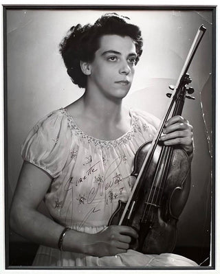 Neveu, Ginette. (1919 – 1949) Signed Photograph