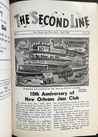 [New Orleans Jazz] "The Second Line" - 12 Bound Issues, 1957-8