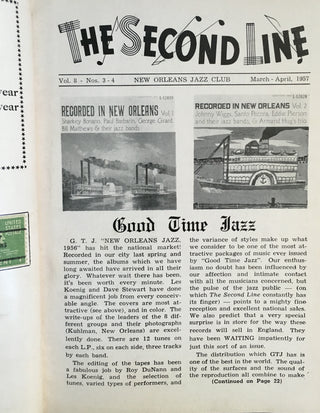 [New Orleans Jazz] "The Second Line" - 12 Bound Issues, 1957-8