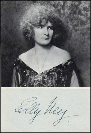 [Pianist] Ney, Elly. (1882-1968) Autograph Signature