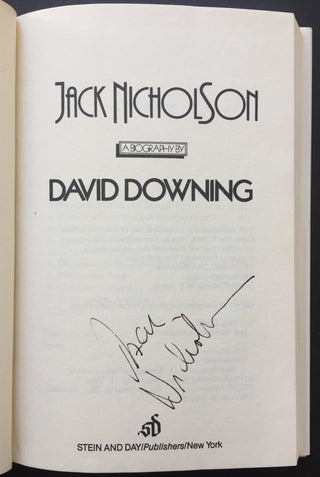 Nicholson, Jack. (b. 1937) [Downing, David.] Jack Nicholson - SIGNED