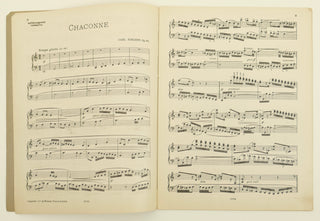 Nielsen, Carl. (1865-1931) [Röntgen, Julius. (1855-1932)] Chaconne for Piano-Forte. Op. 32. -  SIGNED AND INSCRIBED TO JULIUS RONTGEN WITH CHRISTMAS & NEW YEAR'S WISHES