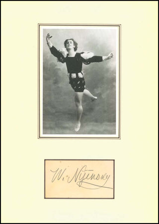 [Ballets Russes] Nijinsky, Waslaw. (1889-1950) Bold Autograph Signature