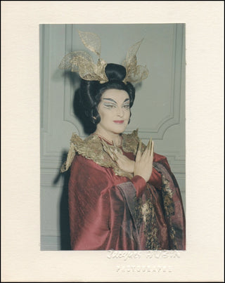 Nilsson, Birgit. (1918-2005) Original Photograph, "Turandot."