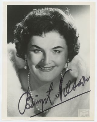 Nilsson, Birgit. (1918–2005) Signed Photograph