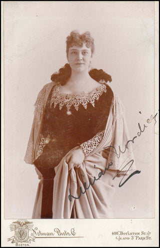 Nordica, Lillian. (1857 - 1914) Signed Photograph