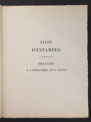 Debussy, Claude. (1862–1918) & Mallarmé, Stéphane. (1842–1898) & Demeurisse, René. (1895–1961) [Norman, Jessye. (1945–2019)] Prelude a l'après-midi d'un faune - FROM THE COLLECTION OF JESSYE NORMAN