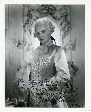 Novotna, Jarmila. (1907-1994) Signed Photograph as Octavian with Autograph Musical Quotation