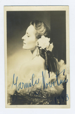 Novotna, Jarmila. (1907-1994) Signed Photograph