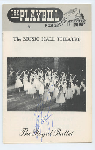 Nureyev, Rudolf. (1938–1993) Giselle - Signed Program