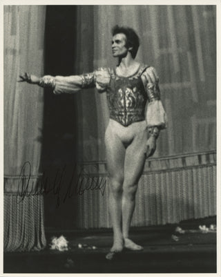 Nureyev, Rudolf. (1938–1993) Signed Photograph in "Romeo and Juliet"