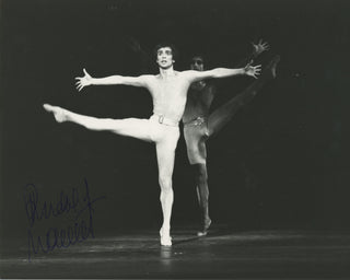 Nureyev, Rudolf. (1938–1993) Signed Photograph in "Songs of a Wayfarer"