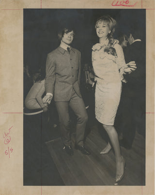 Nureyev, Rudolf. (1938–1993) & Van Vooren, Monique. (1927–2020) Original Press Photograph "Frugging"