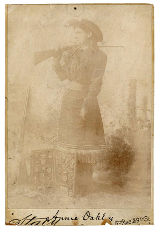 Oakley, Annie. (1860 - 1926) Original Photograph